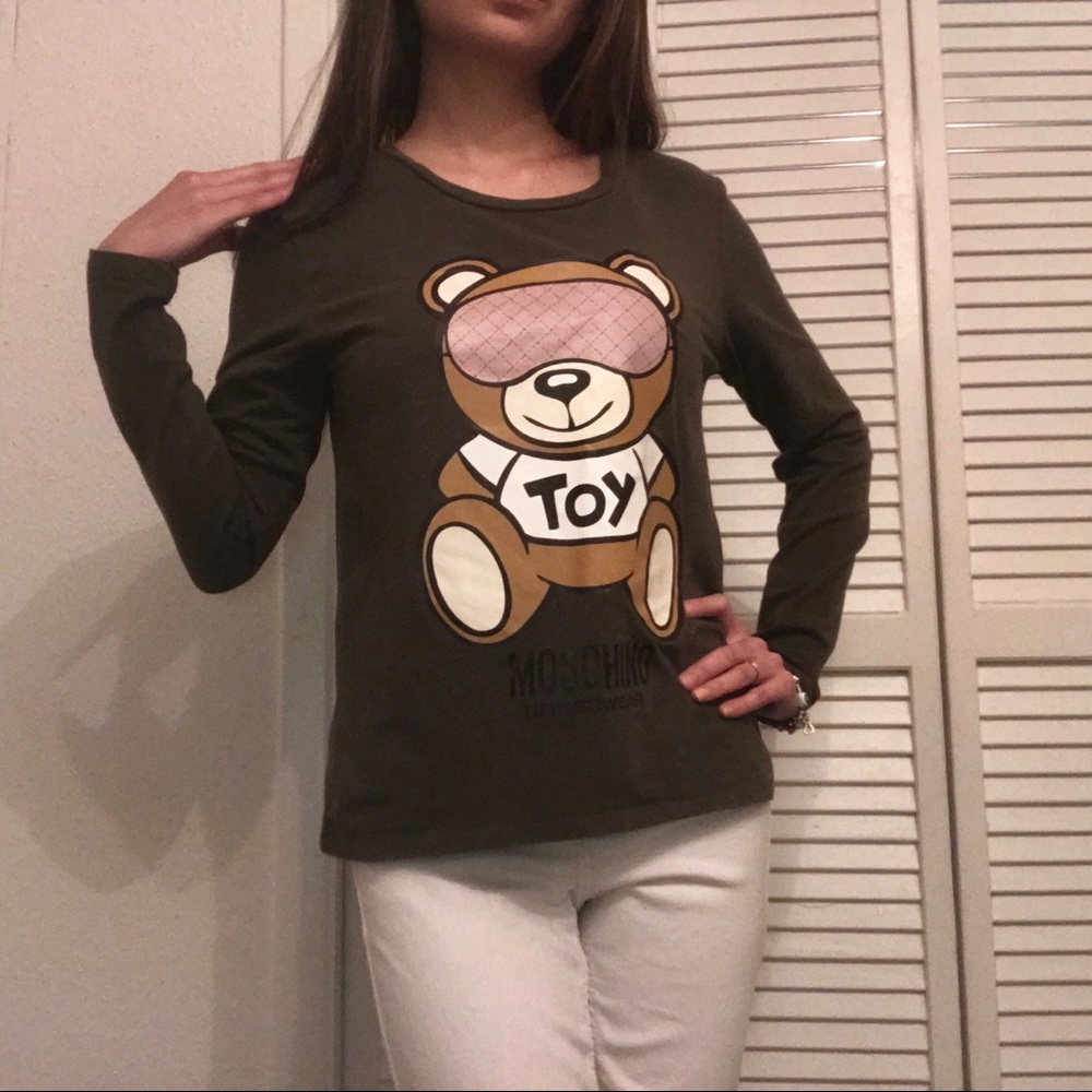 Moschino Underbear long sleeves top